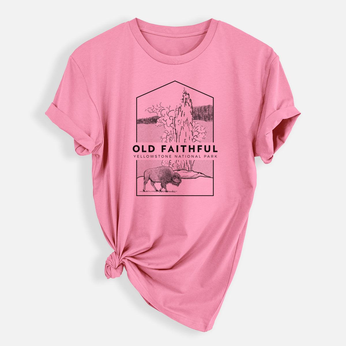 Old Faithful - Yellowstone National Park - Mens Everyday Staple Tee