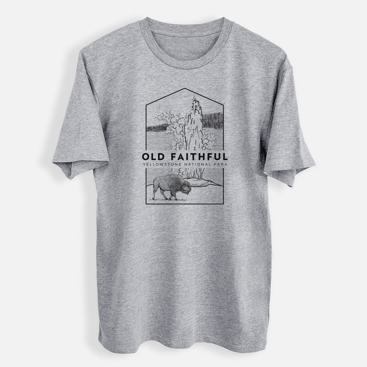 Old Faithful - Yellowstone National Park - Mens Everyday Staple Tee