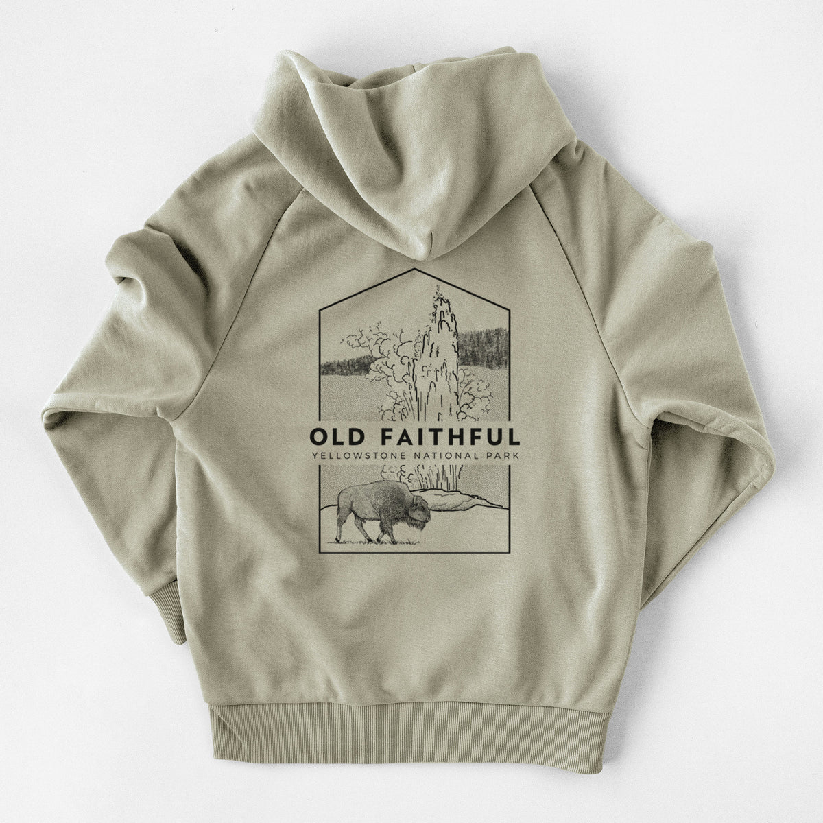 Old Faithful - Yellowstone National Park - UltraLuxe Heavyweight French Terry Hoodie