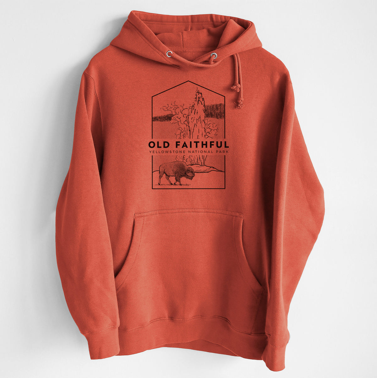Old Faithful - Yellowstone National Park - Heavyweight Fleece Hoodie
