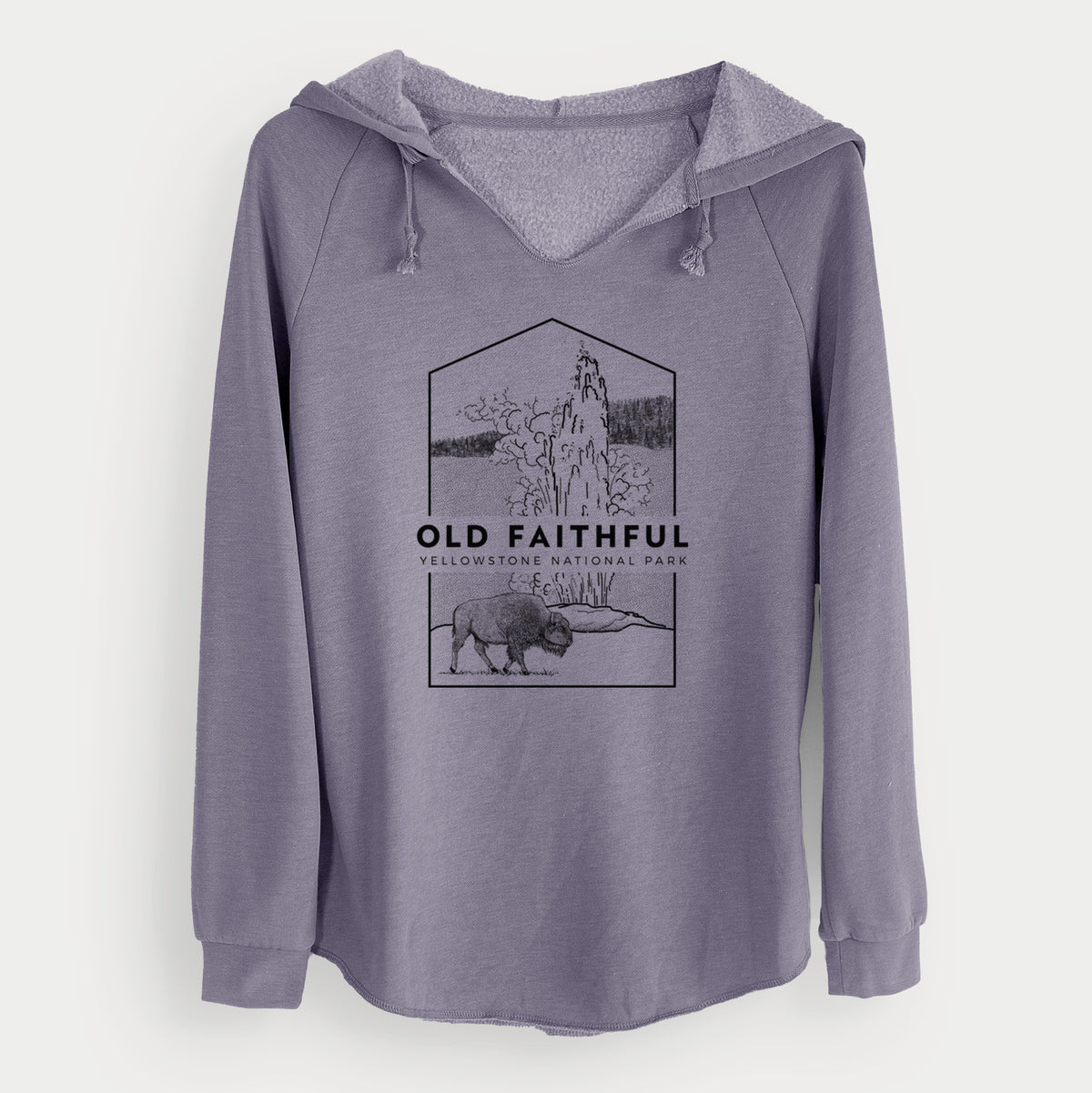 Old Faithful - Yellowstone National Park - Cali Wave Hooded Sweatshirt