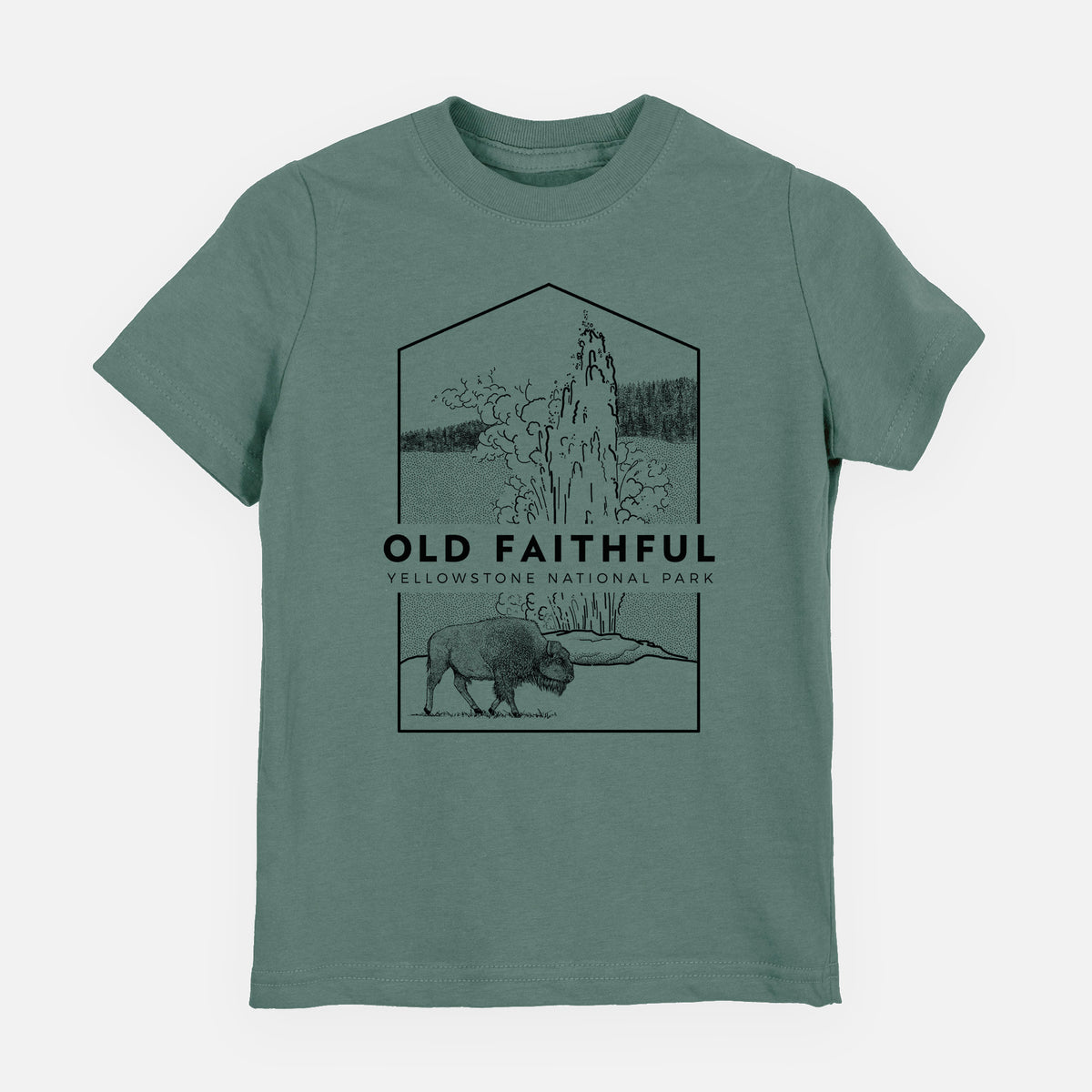 Old Faithful - Yellowstone National Park - Youth Shirt