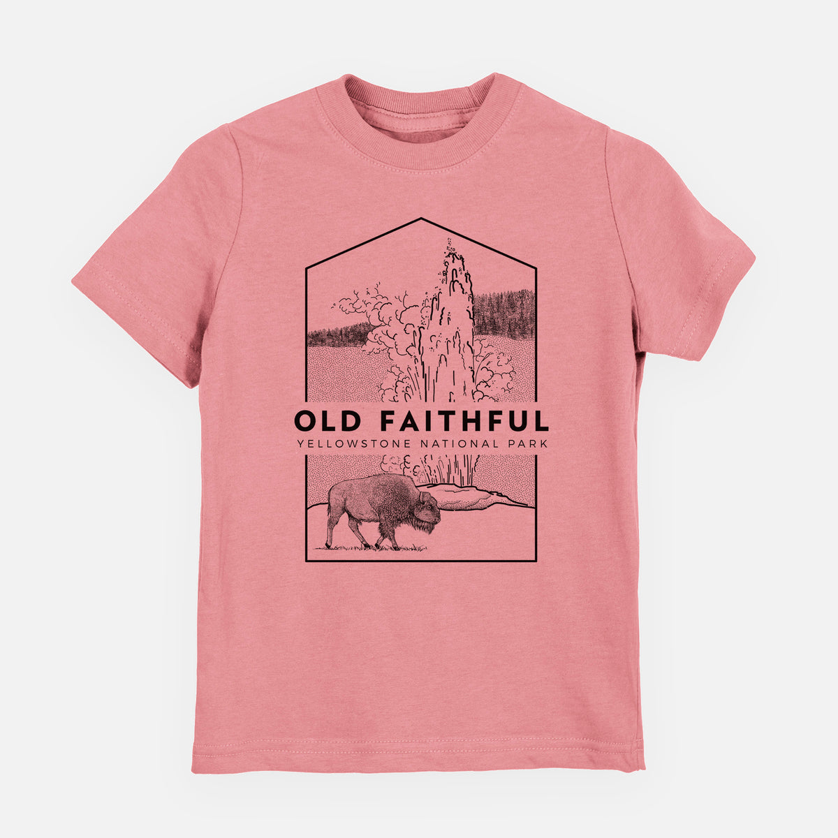 Old Faithful - Yellowstone National Park - Youth Shirt