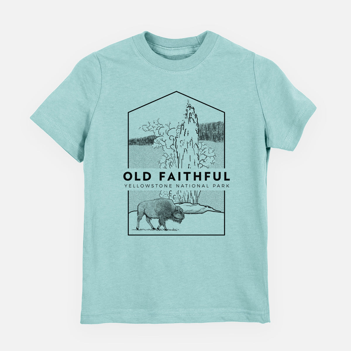 Old Faithful - Yellowstone National Park - Youth Shirt