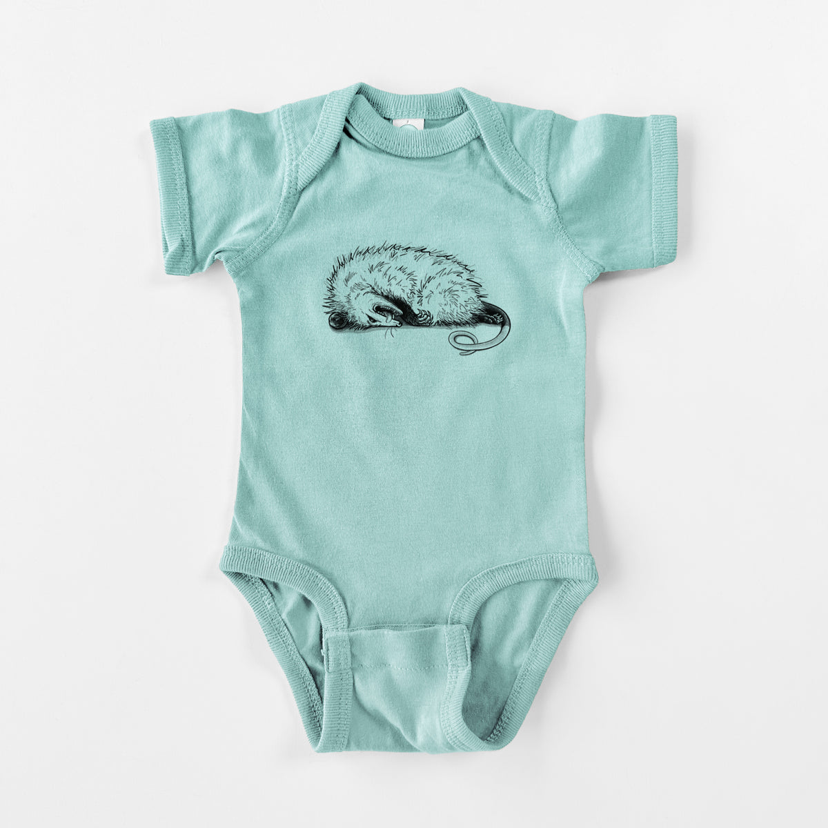 Opossum Playing Dead - Baby Fine Jersey Bodysuit