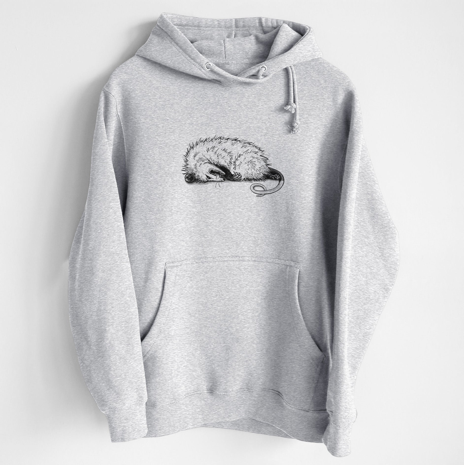 Opossum Playing Dead - Heavyweight Fleece Hoodie