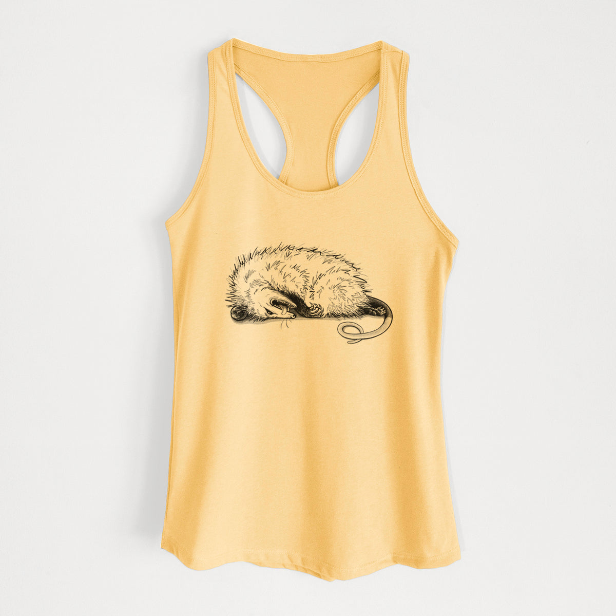 Opossum Playing Dead - Women&#39;s Racerback Tanktop
