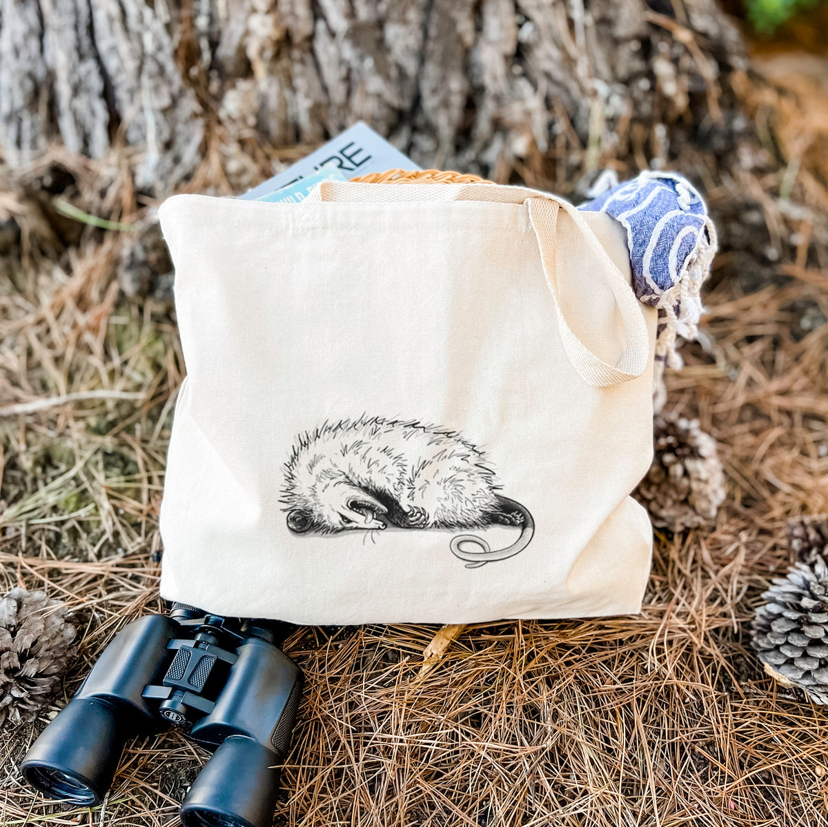 Opossum Playing Dead - Tote Bag