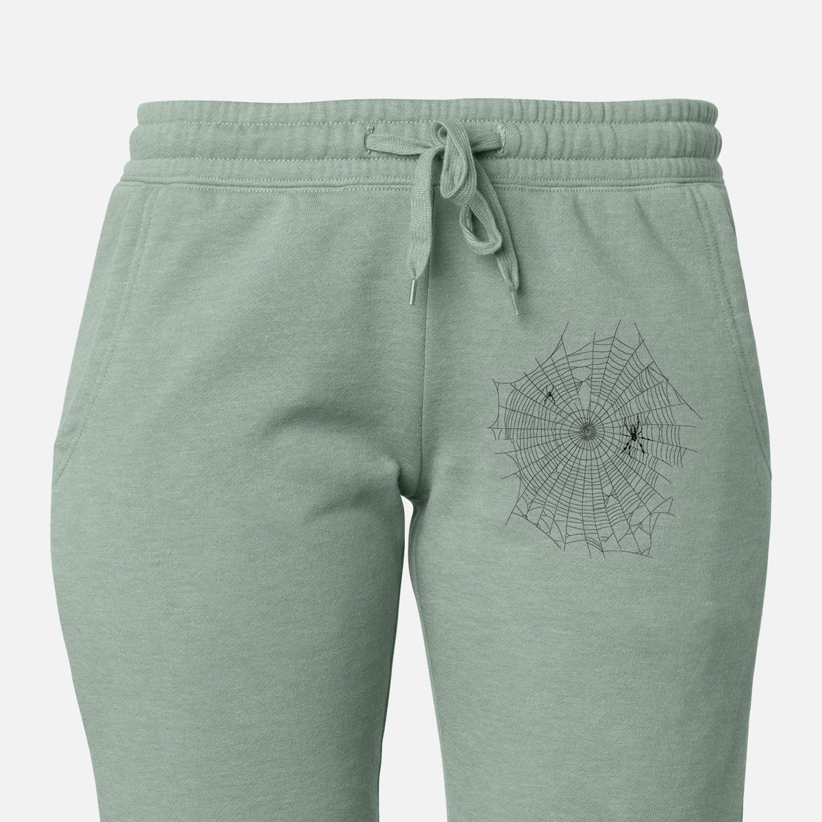 Golden Silk Orb-weaver Spider Web - Trichonephila clavipes - Women&#39;s Cali Wave Jogger Sweatpants