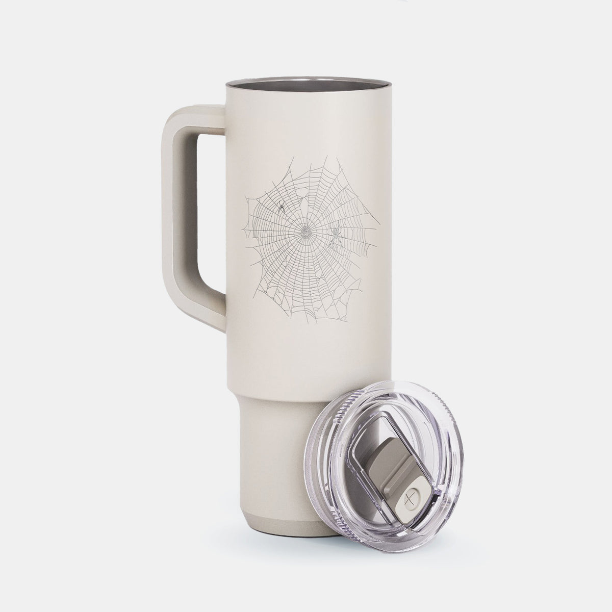 Golden Silk Orb-weaver Spider Web - Trichonephila clavipes - 40oz Skinny Recharge Tumbler