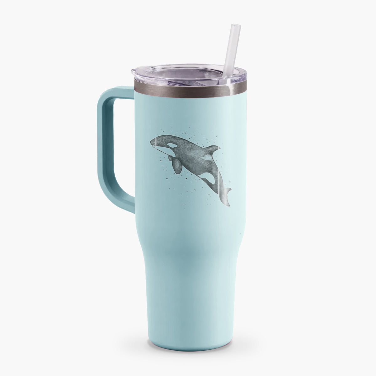 Orca Whale - 40oz Tumbler with Handle