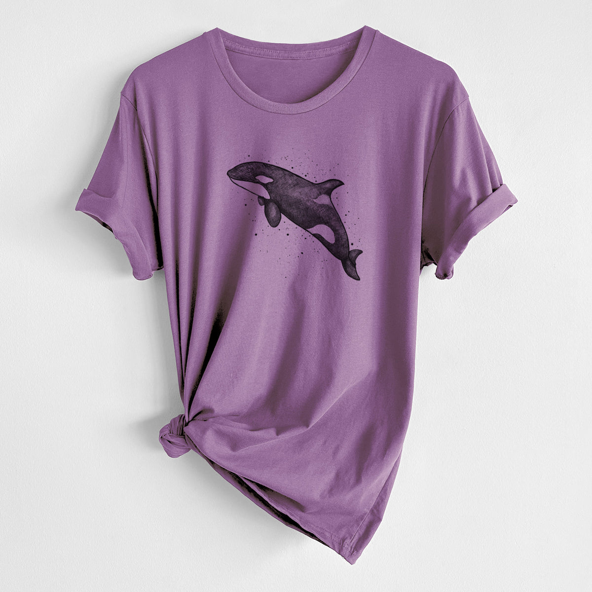 CLOSEOUT - Orca Whale - Unisex Crewneck - Made in USA - 100% Organic Cotton