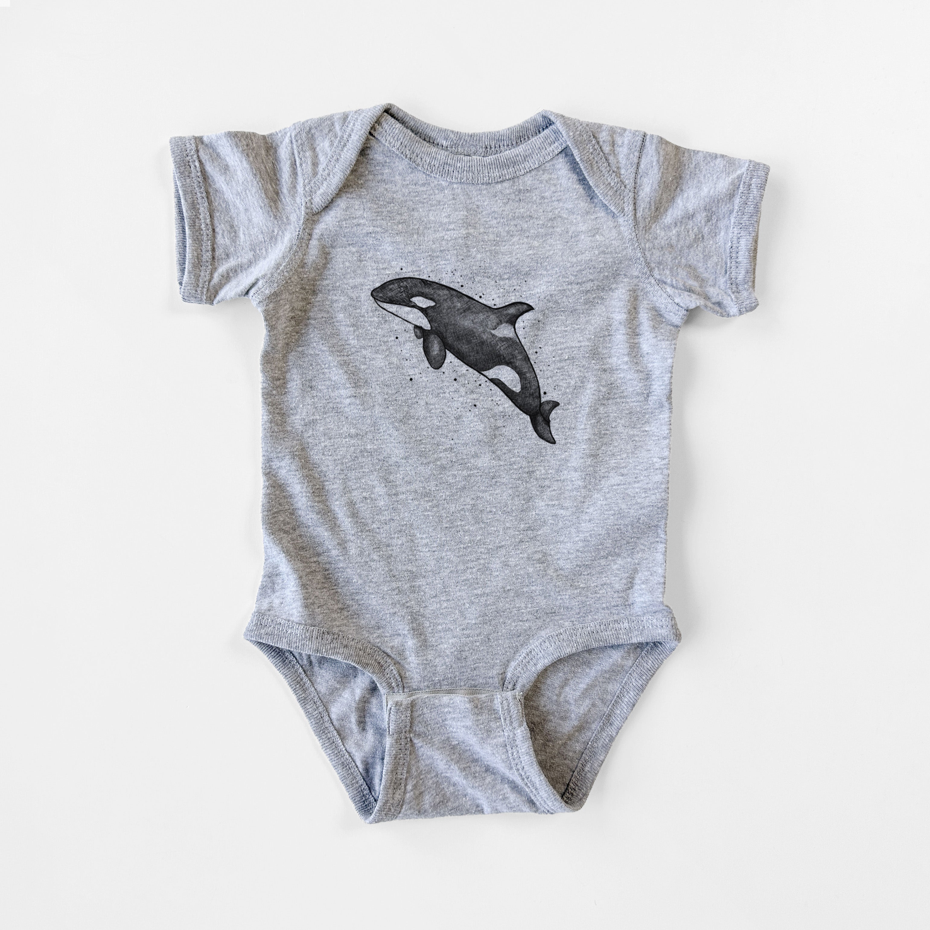 Orca Whale - Baby Fine Jersey Bodysuit