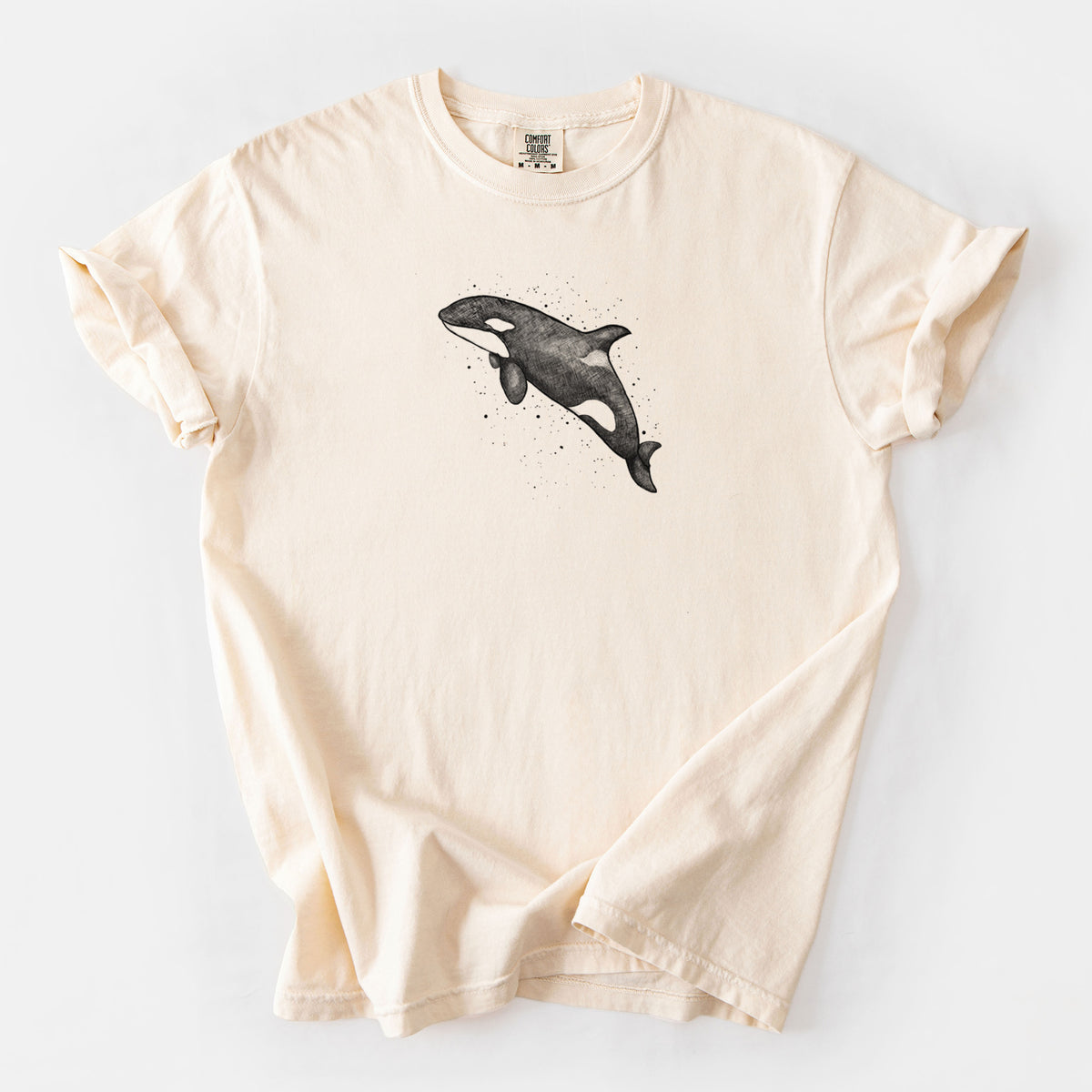 Orca Whale - Unisex Comfort Colors Garment-Dyed Heavyweight T-shirt