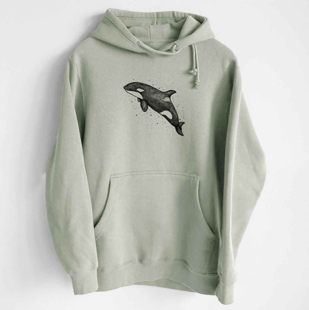 Orca Whale - Heavyweight Fleece Hoodie