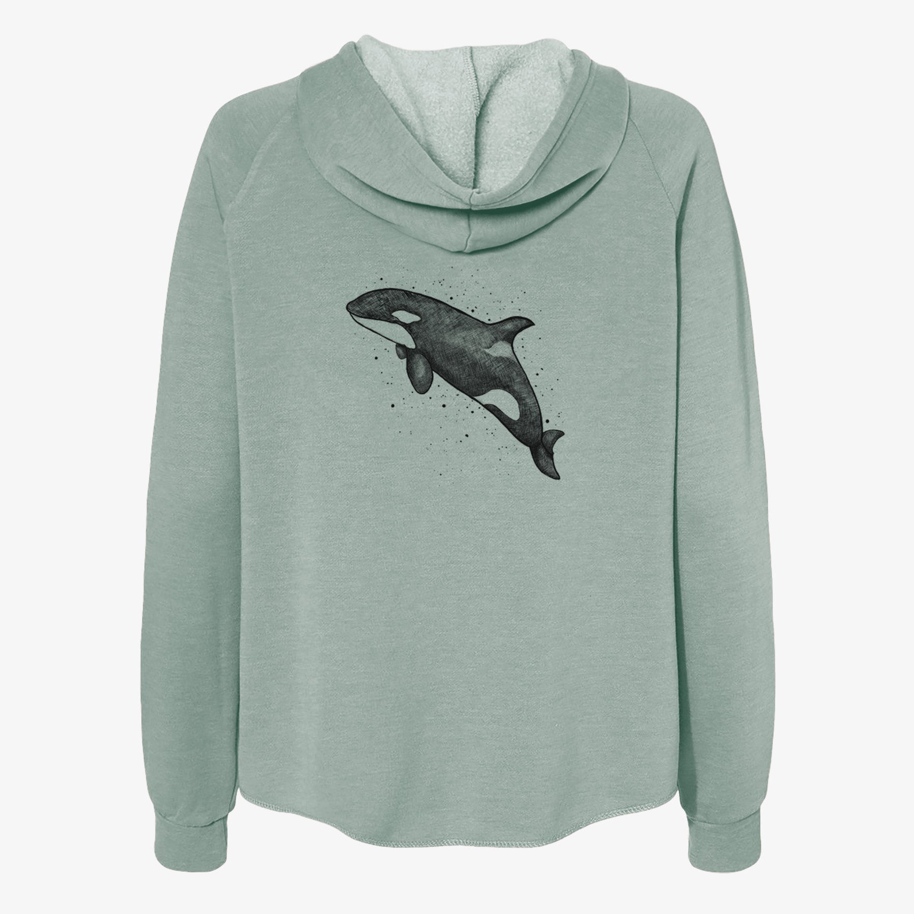 Orca Whale - Women's Cali Wave Zip-Up Sweatshirt