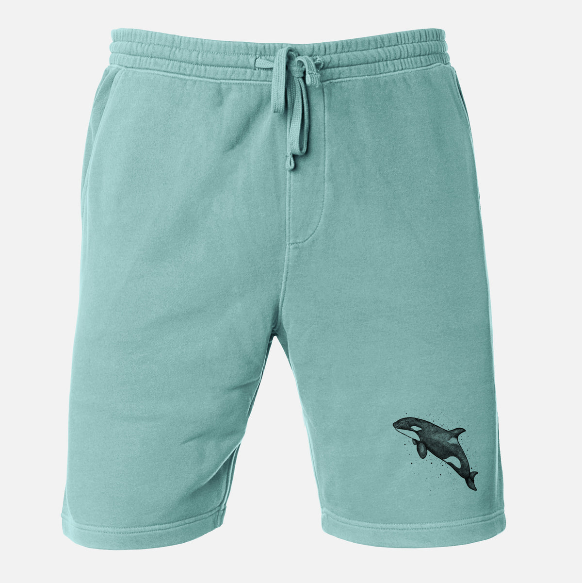 Orca Whale - Unisex Pigment Dyed Shorts