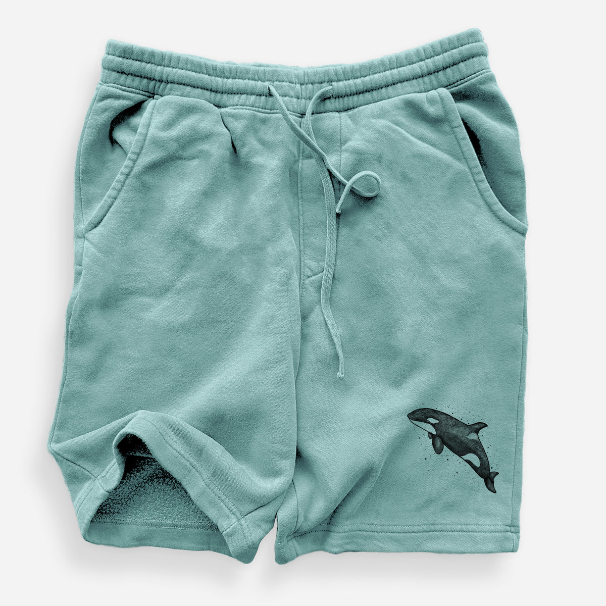 Orca Whale - Unisex Pigment Dyed Shorts