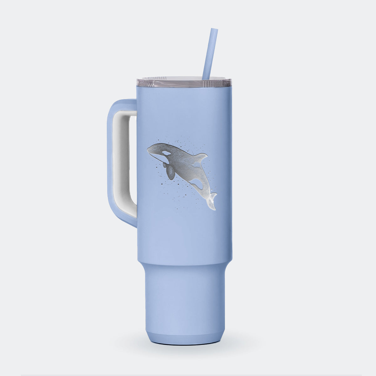 Orca Whale - 40oz Skinny Recharge Tumbler