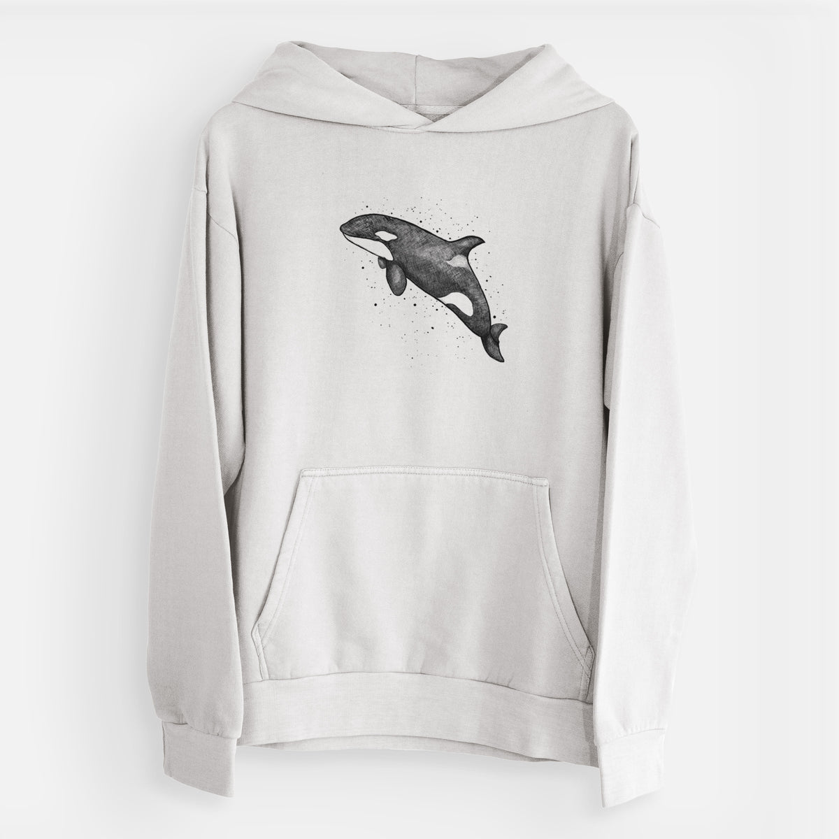 Orca Whale  - Urban Heavyweight Hoodie