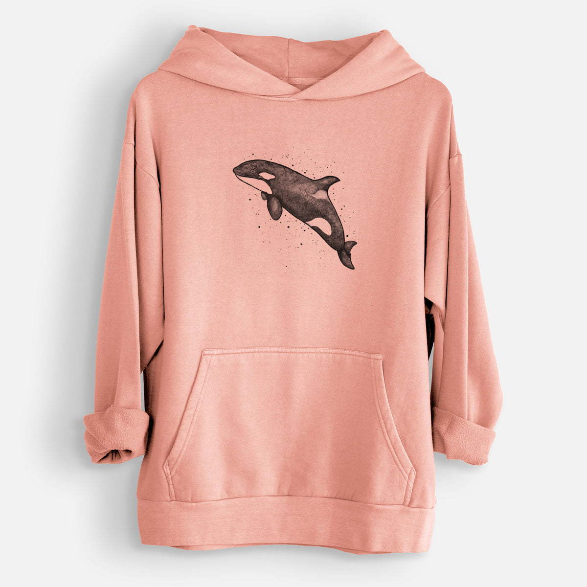 Orca Whale  - Urban Heavyweight Hoodie