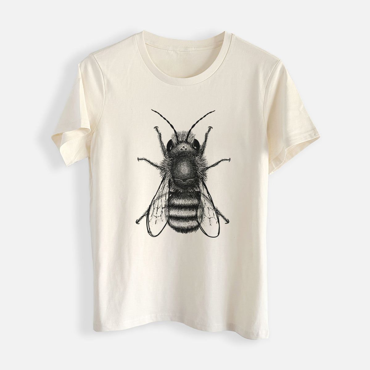 Osmia Bicornis - Red Mason Bee - Womens Everyday Maple Tee