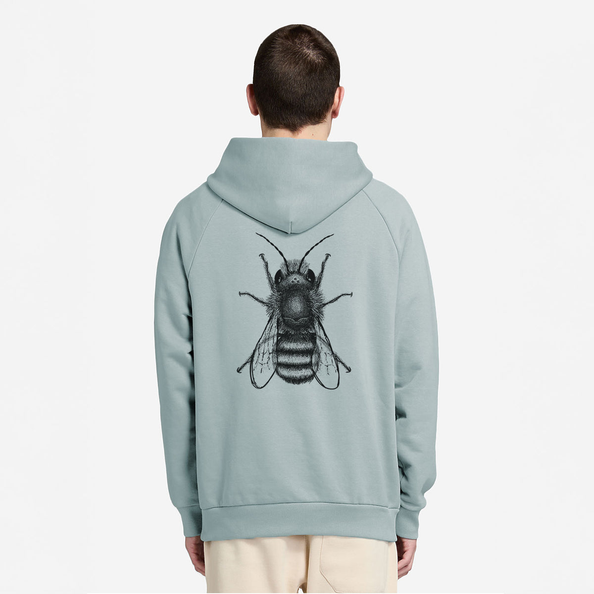Osmia Bicornis - Red Mason Bee - UltraLuxe Heavyweight French Terry Hoodie