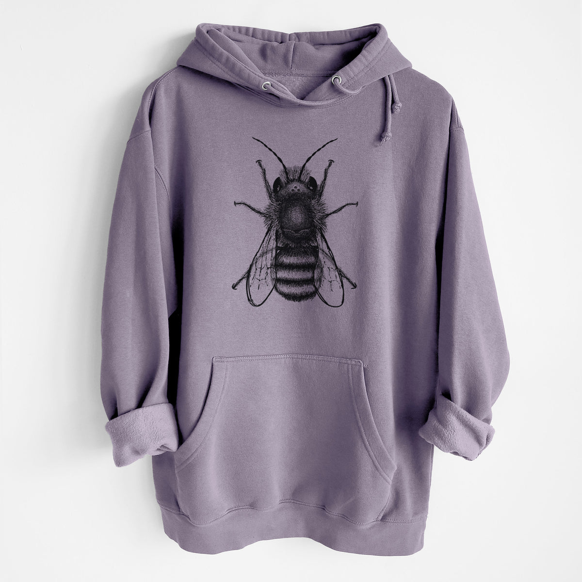 Osmia Bicornis - Red Mason Bee - Heavyweight Fleece Hoodie