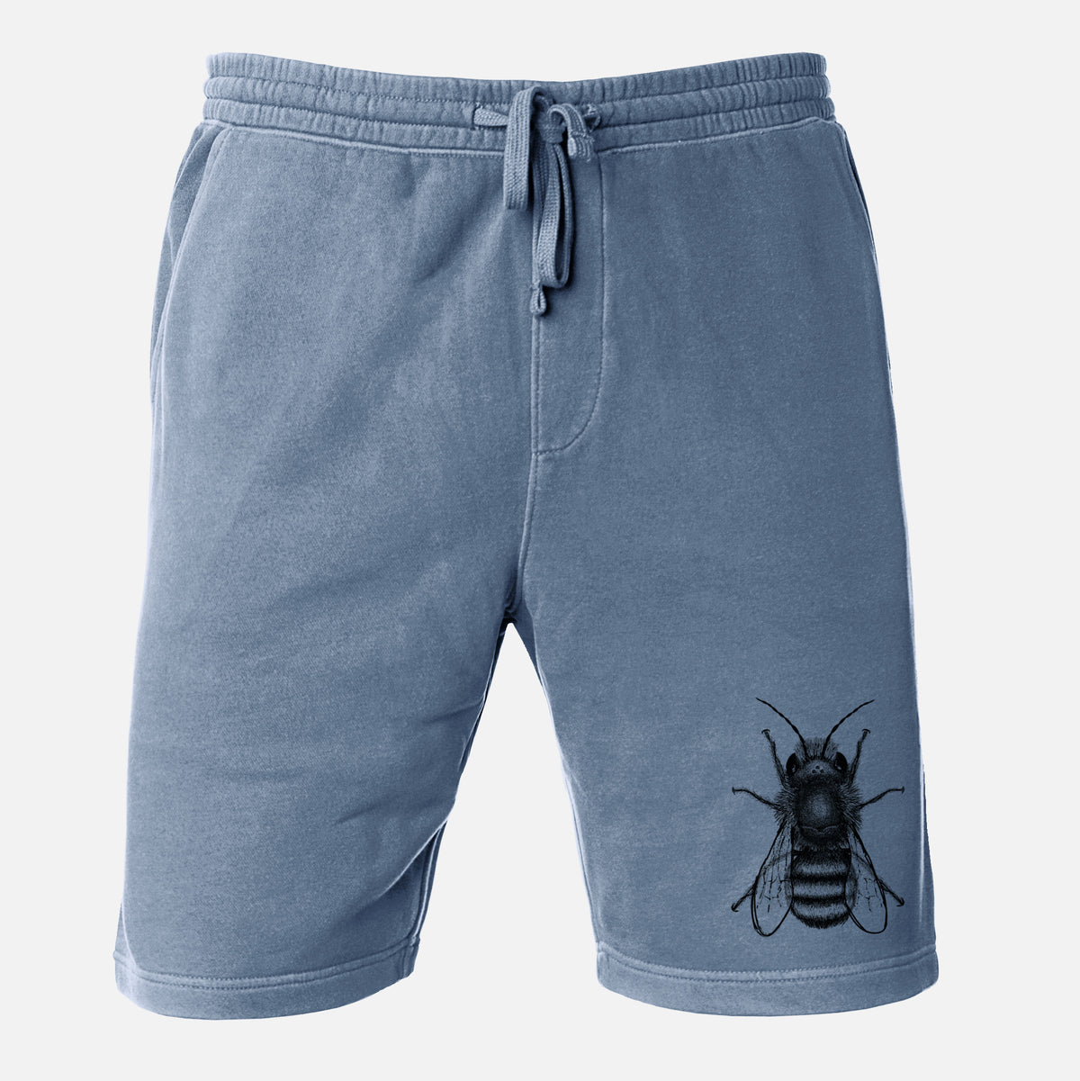 Osmia Bicornis - Red Mason Bee - Unisex Pigment Dyed Shorts