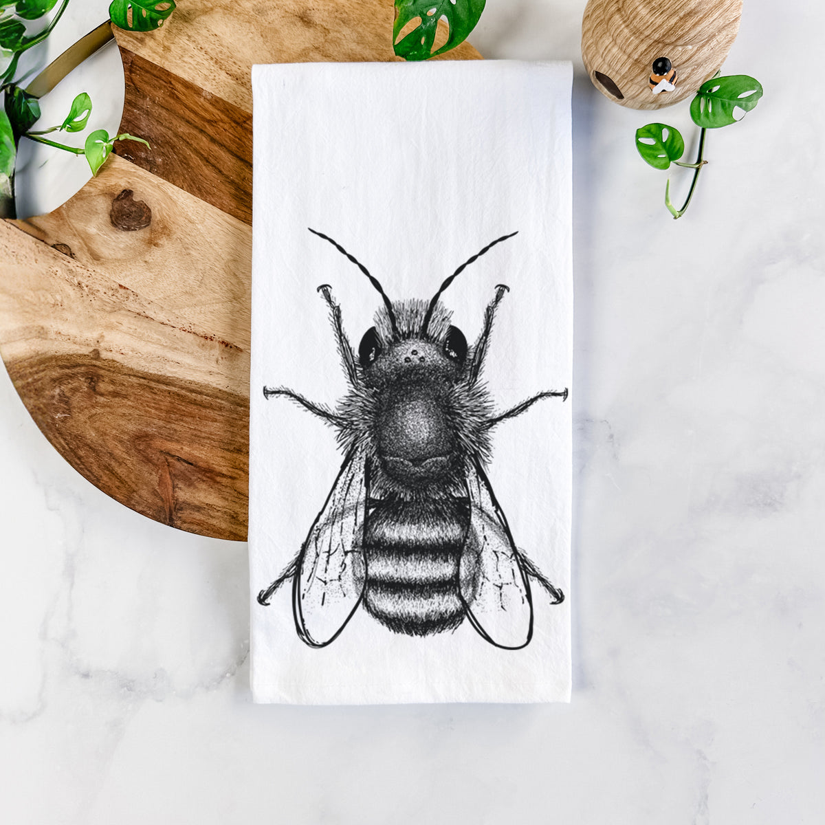 Osmia Bicornis - Red Mason Bee Tea Towel