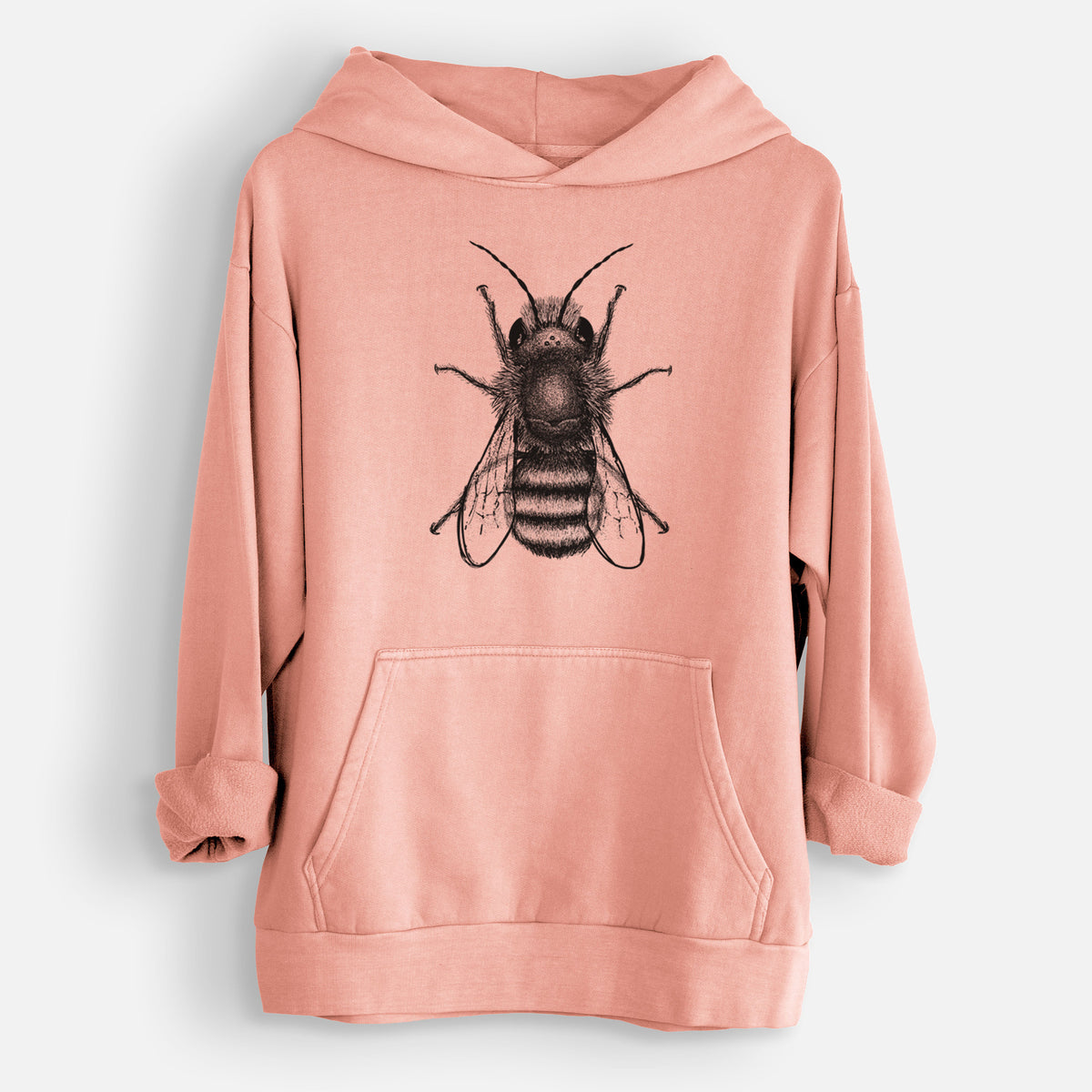 Osmia Bicornis - Red Mason Bee  - Urban Heavyweight Hoodie