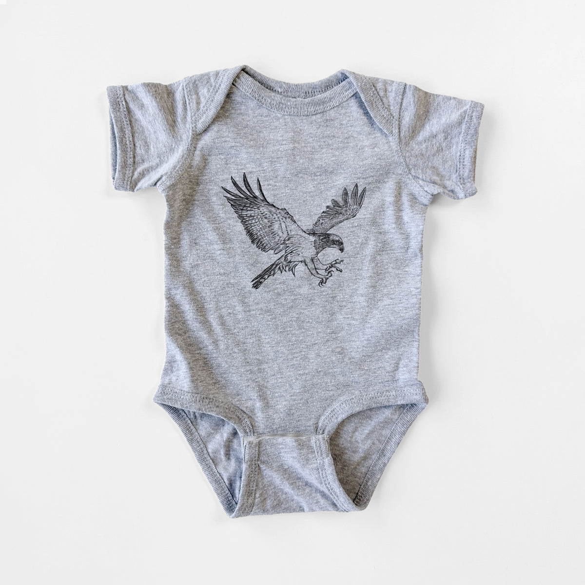 Osprey - Pandion haliaetus - Baby Fine Jersey Bodysuit