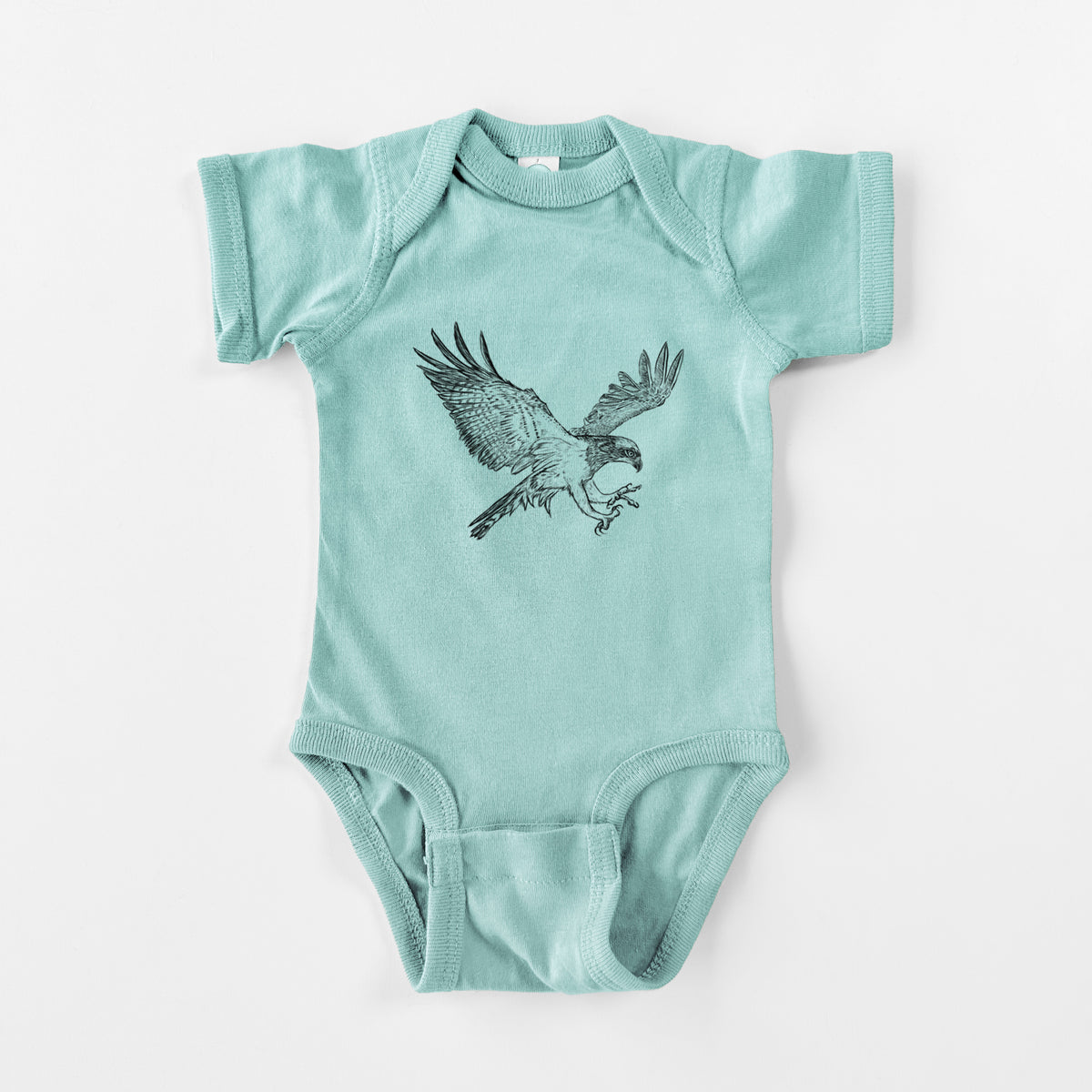 Osprey - Pandion haliaetus - Baby Fine Jersey Bodysuit