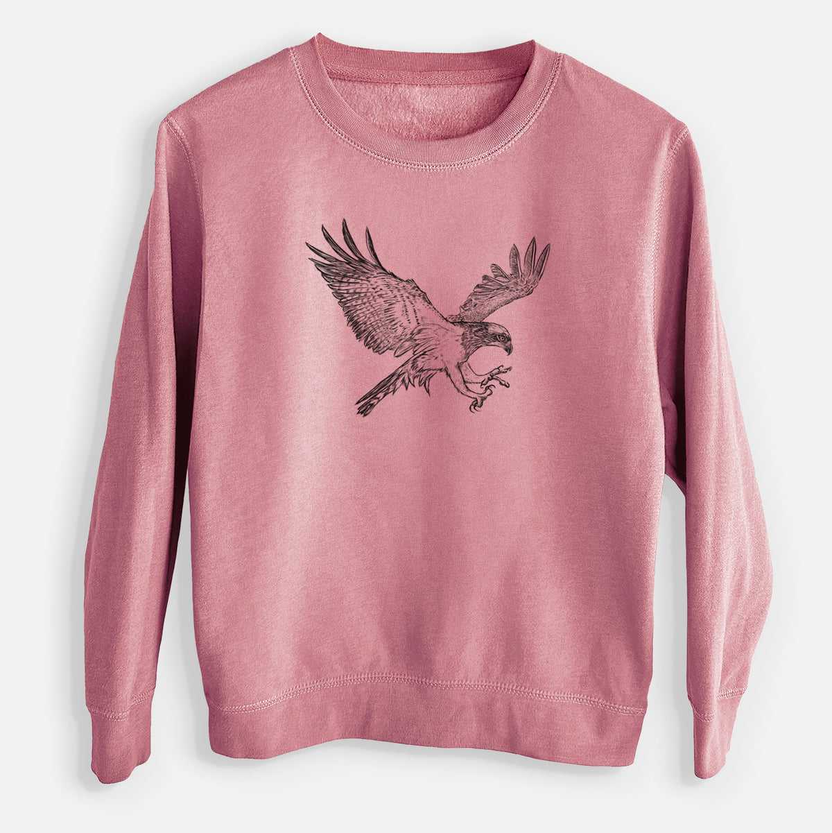 Osprey - Pandion haliaetus - Youth Lightweight Crewneck Sweatshirt