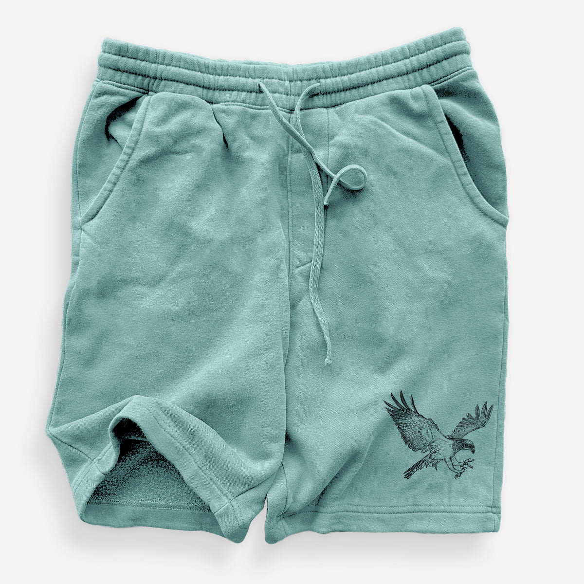 Osprey - Pandion haliaetus - Unisex Pigment Dyed Shorts