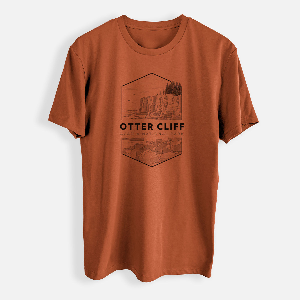 Otter Cliff - Acadia National Park - Mens Everyday Staple Tee