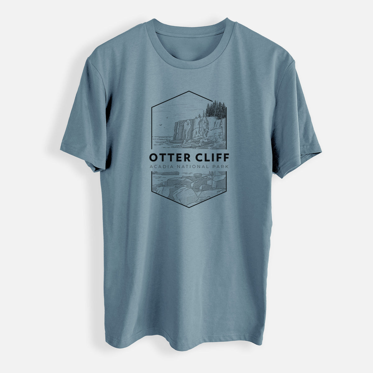 Otter Cliff - Acadia National Park - Mens Everyday Staple Tee