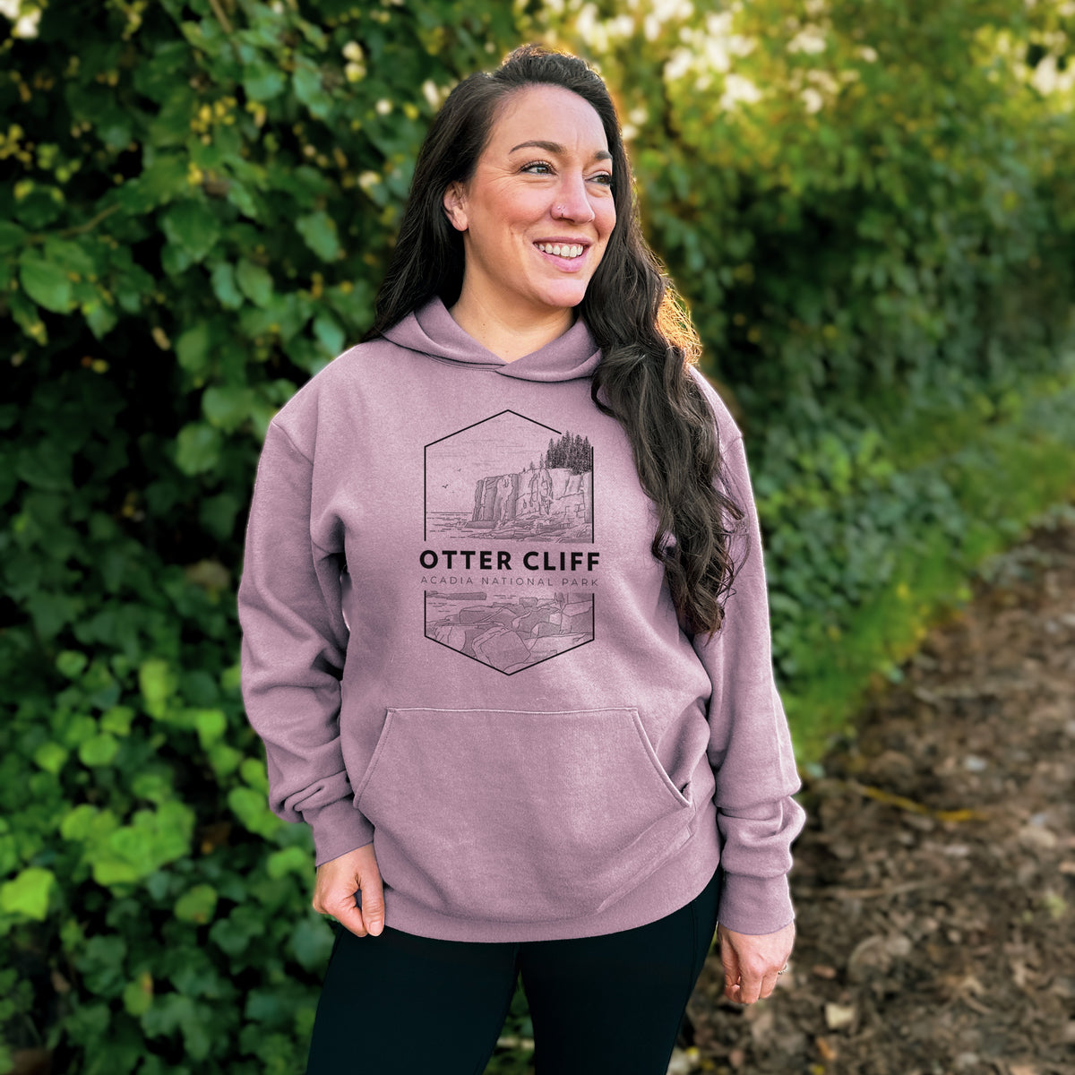 Otter Cliff - Acadia National Park  - Bodega Midweight Hoodie