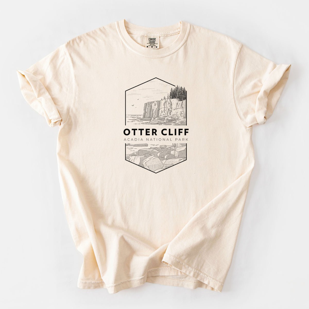 Otter Cliff - Acadia National Park - Unisex Comfort Colors Garment-Dyed Heavyweight T-shirt
