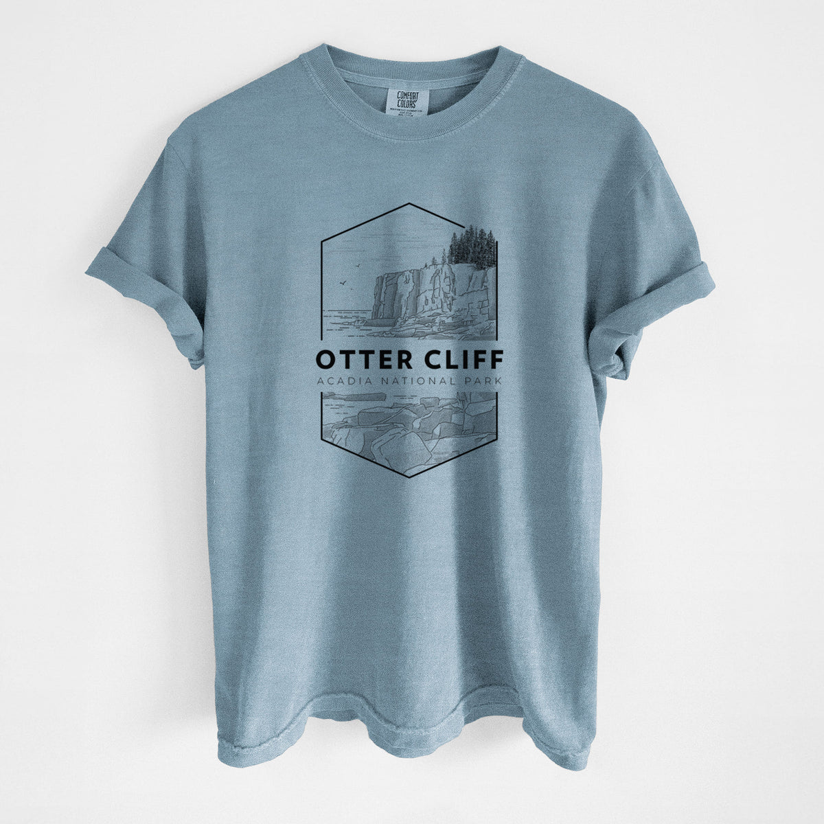 Otter Cliff - Acadia National Park - Unisex Comfort Colors Garment-Dyed Heavyweight T-shirt