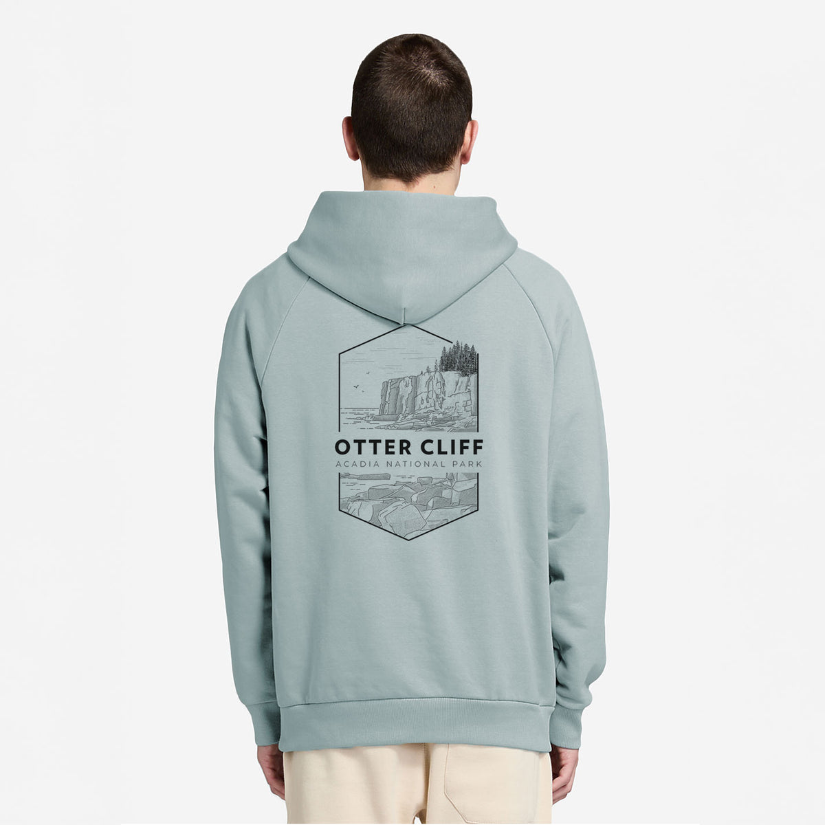 Otter Cliff - Acadia National Park - UltraLuxe Heavyweight French Terry Hoodie