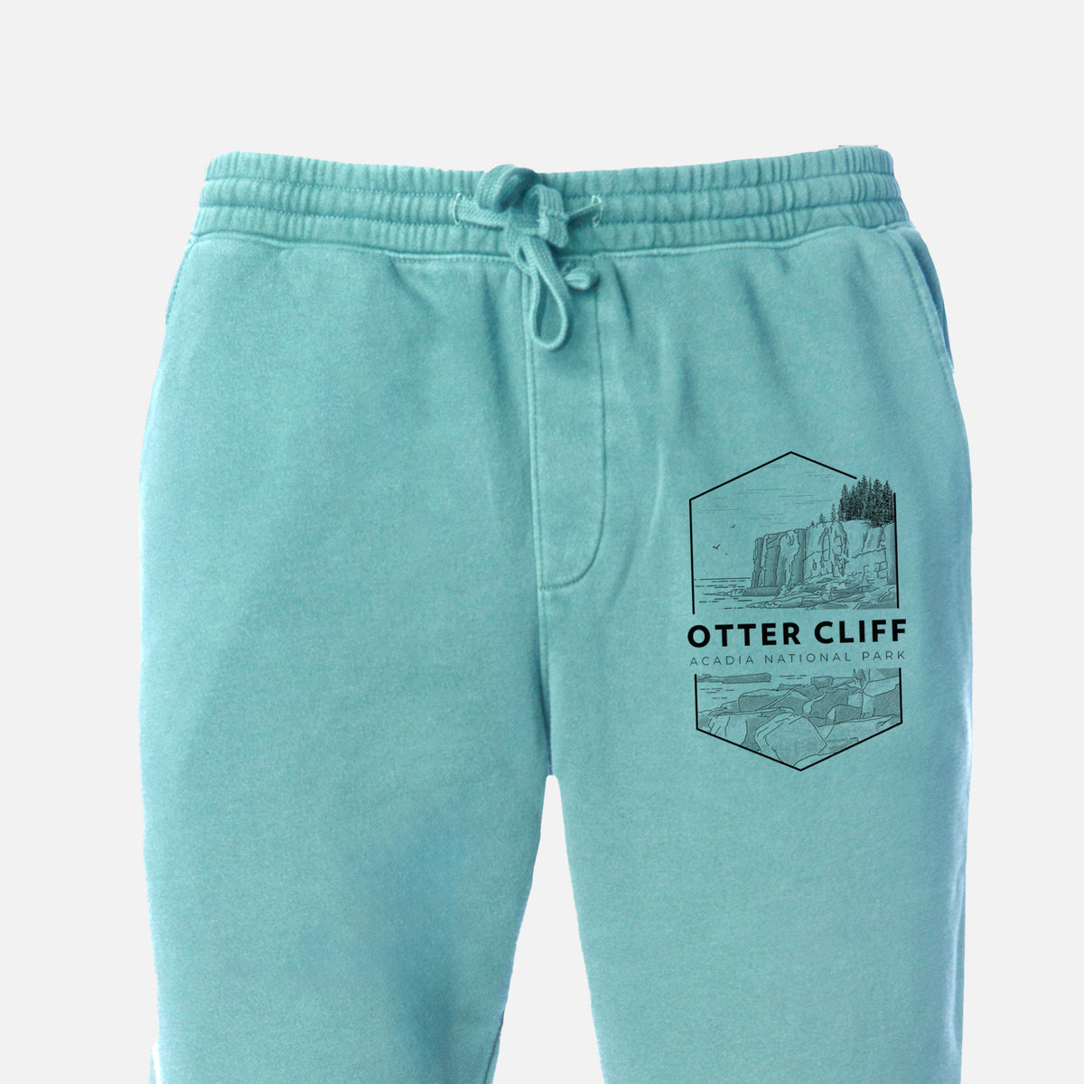 Otter Cliff - Acadia National Park - Unisex Pigment Dyed Sweatpants