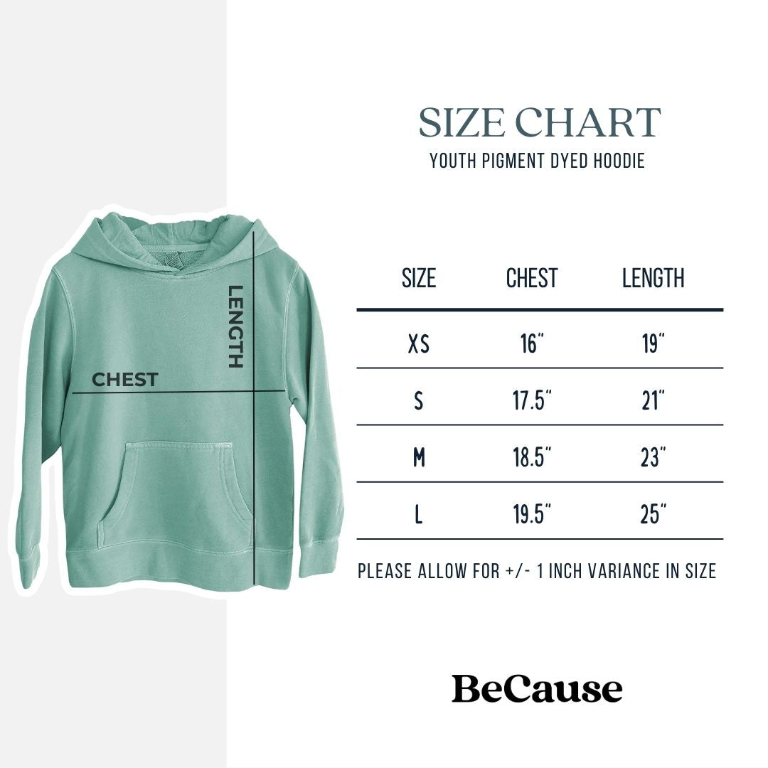 Crater Lake National Park - Youth Pigment Dyed Hoodie