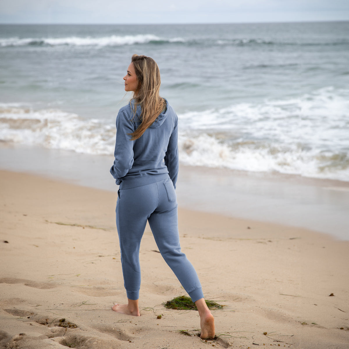 Honeycomb Heart with Bees - Unisex Pigment Dyed Sweatpants