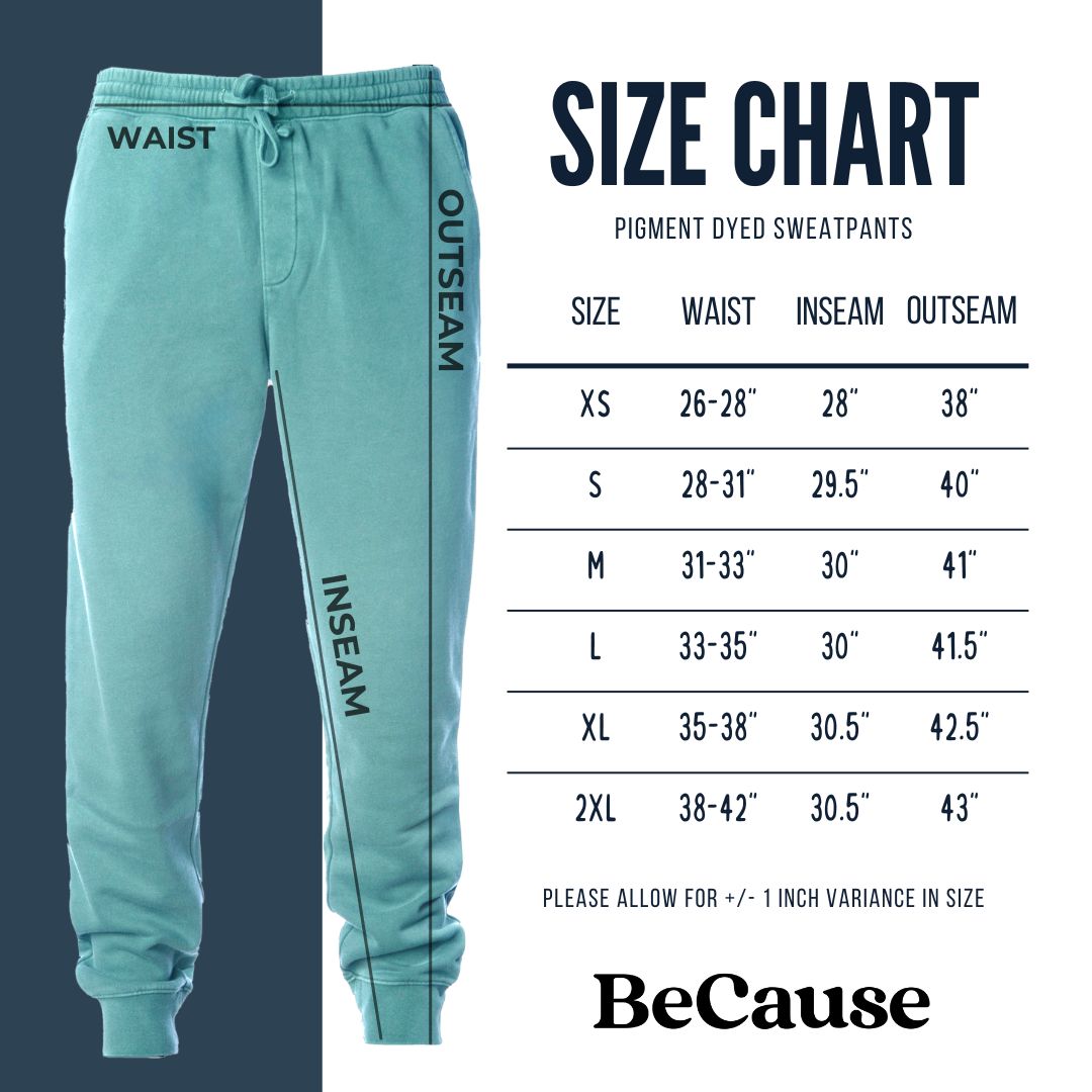 Chart of Arthropods/Insects - Unisex Pigment Dyed Sweatpants