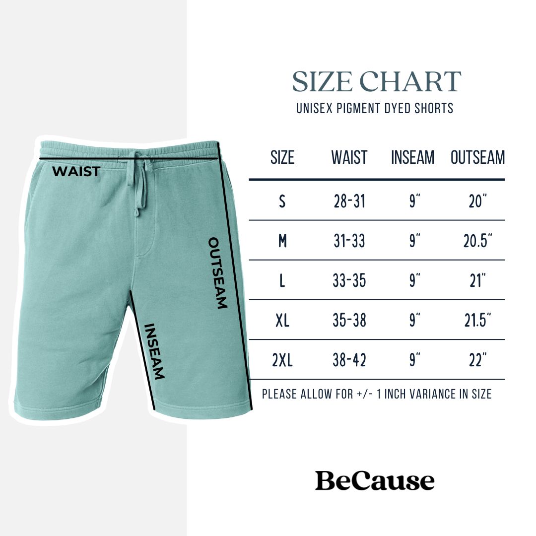 Bass Harbor Head Light Station - Acadia National Park - Unisex Pigment Dyed Shorts