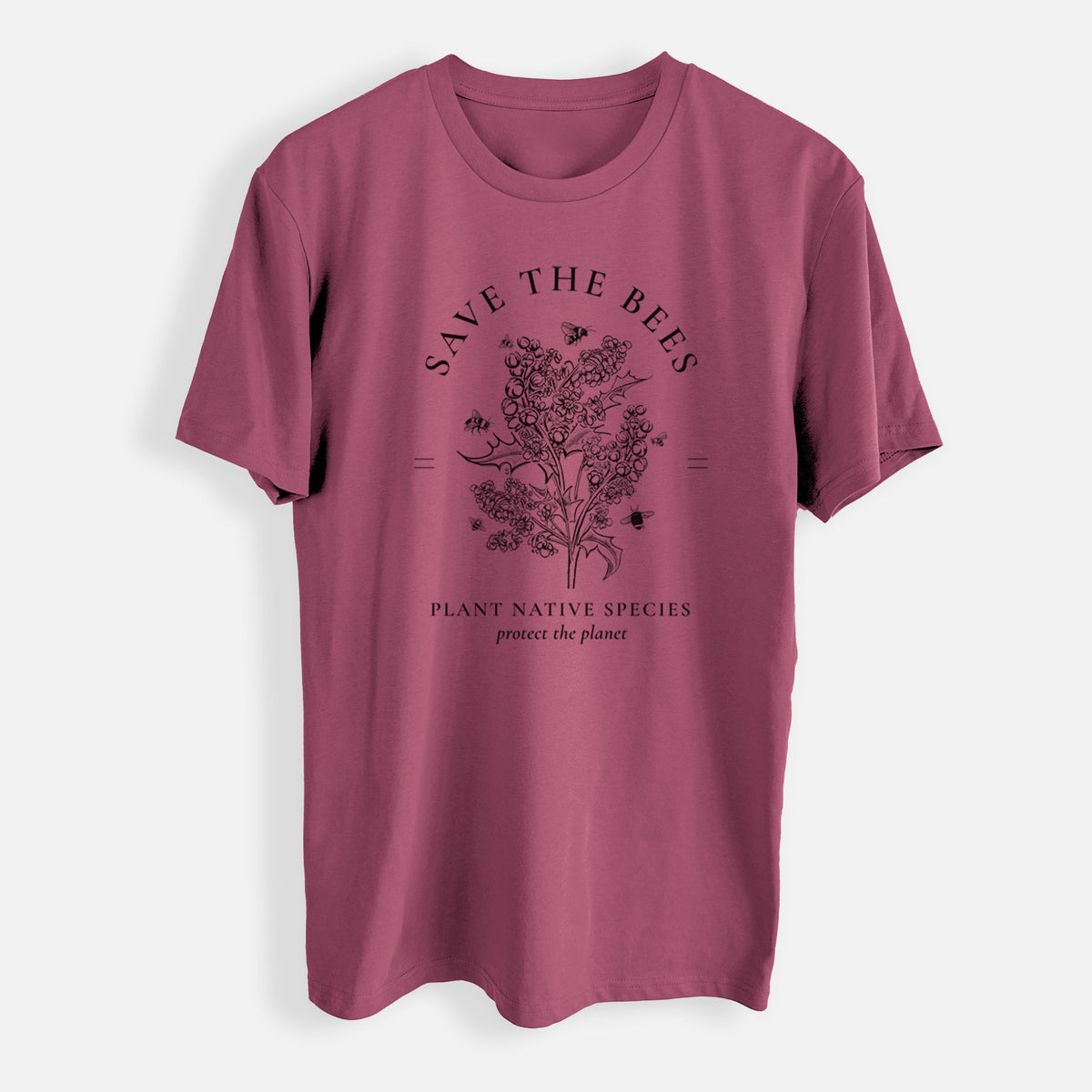 Save the Bees - Plant Native Species - Mens Everyday Staple Tee