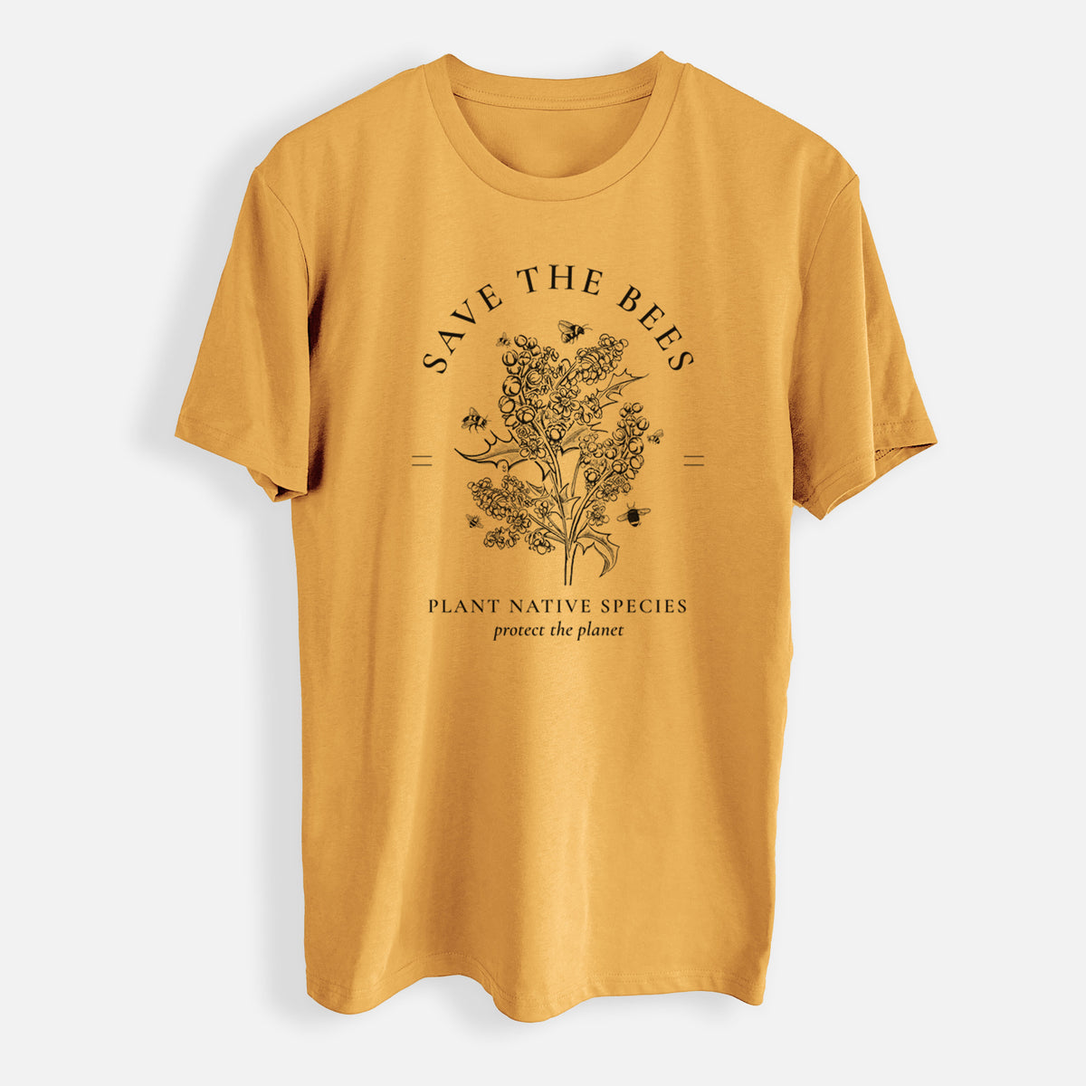 Save the Bees - Plant Native Species - Mens Everyday Staple Tee