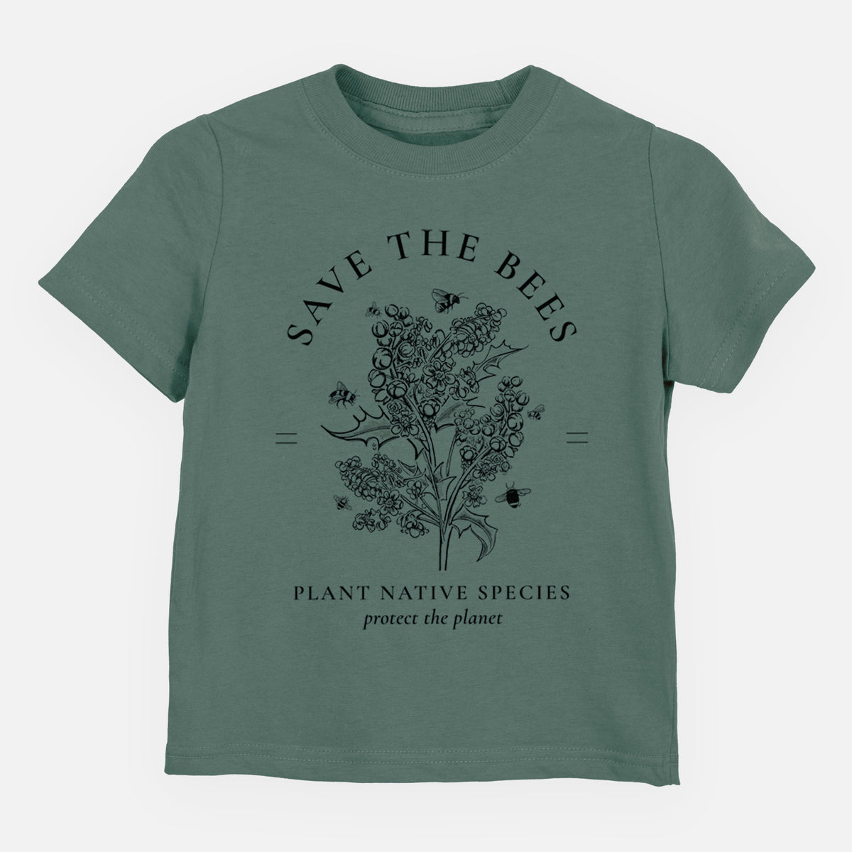 Save the Bees - Plant Native Species - Toddler/Youth Shirt