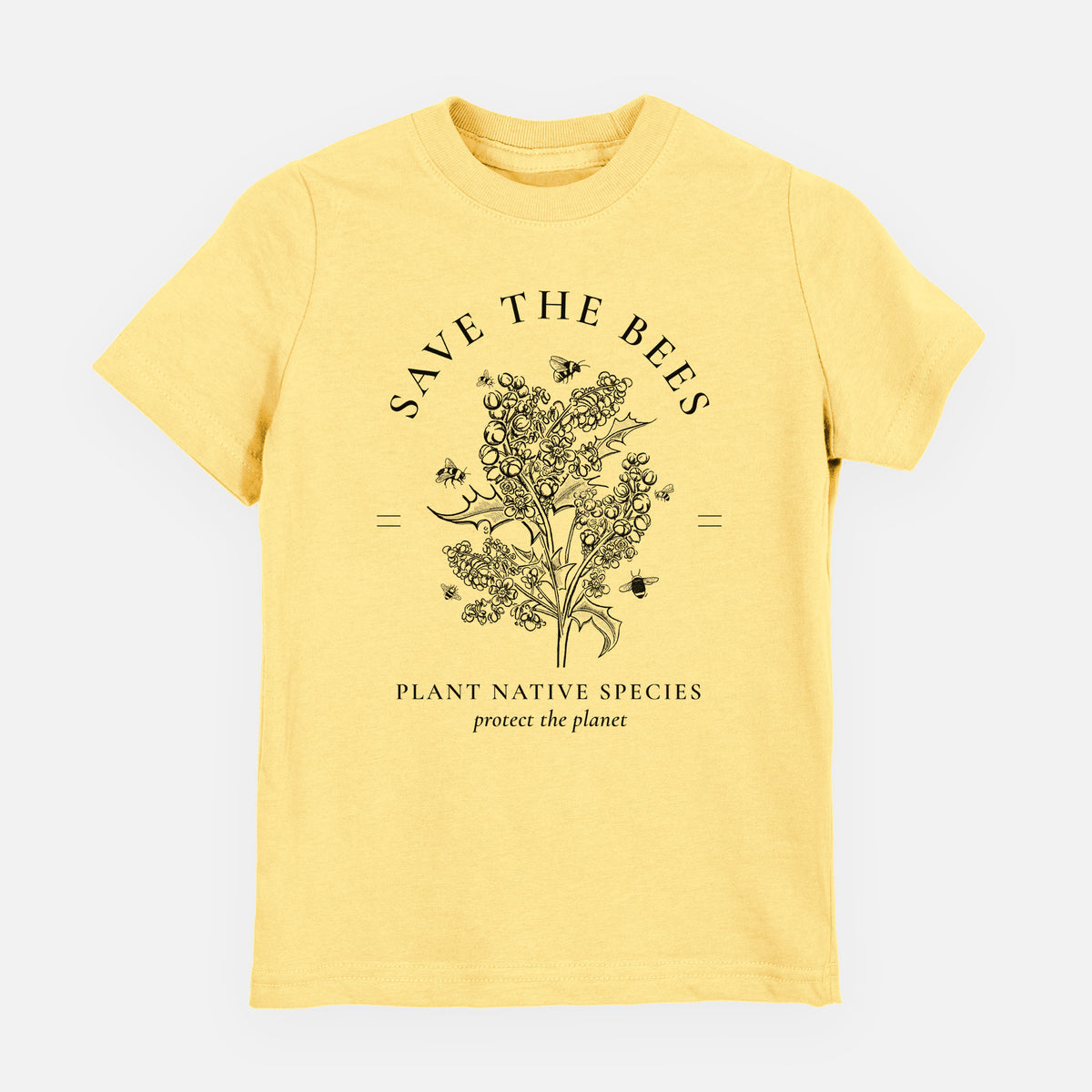 Save the Bees - Plant Native Species - Youth Shirt